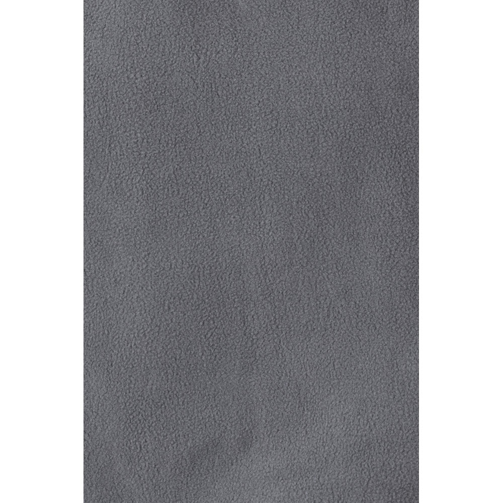 VL VARUNA promotional jacket in grey (detail view) with custom logo branding