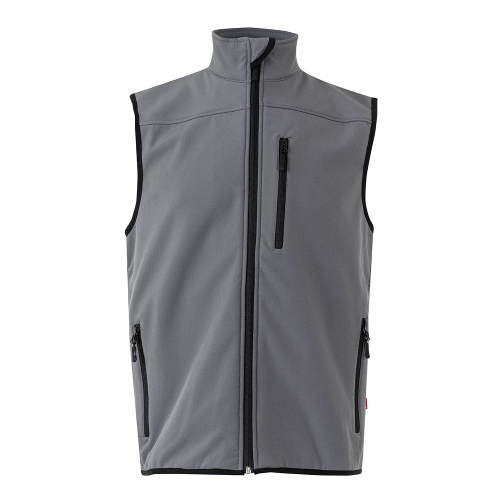VL VARUNA promotional jacket in grey with custom logo branding