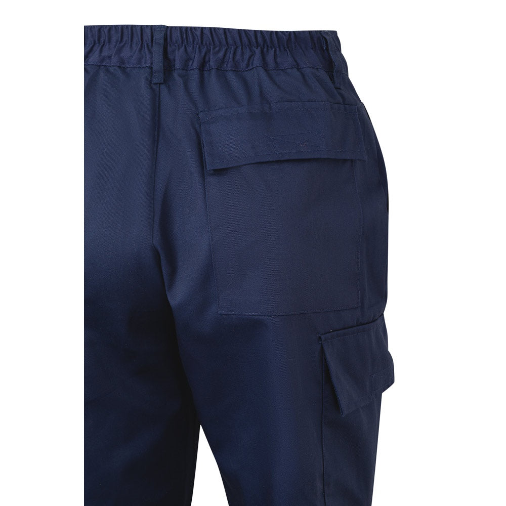 VL ARTEMIS promotional workwear garment in navy blue/yellow with custom logo branding
