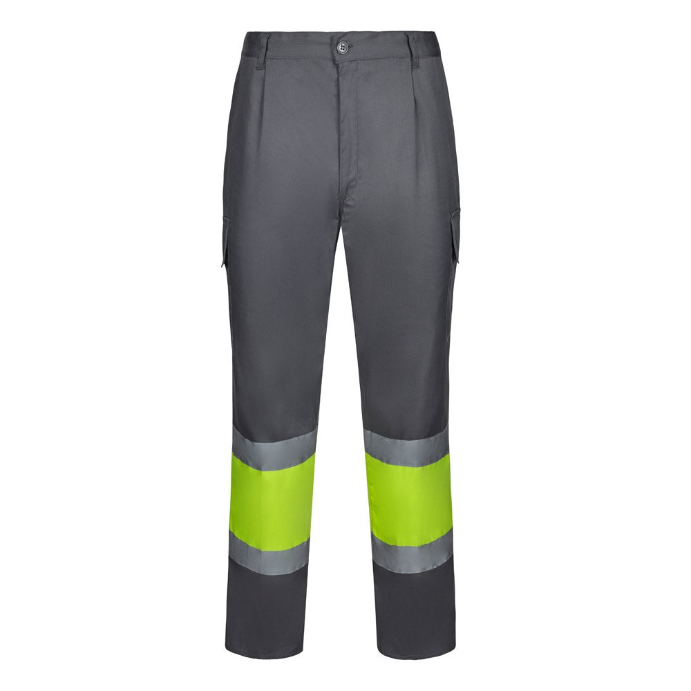 VL ARTEMIS promotional workwear garment in grey/yellow with custom logo branding