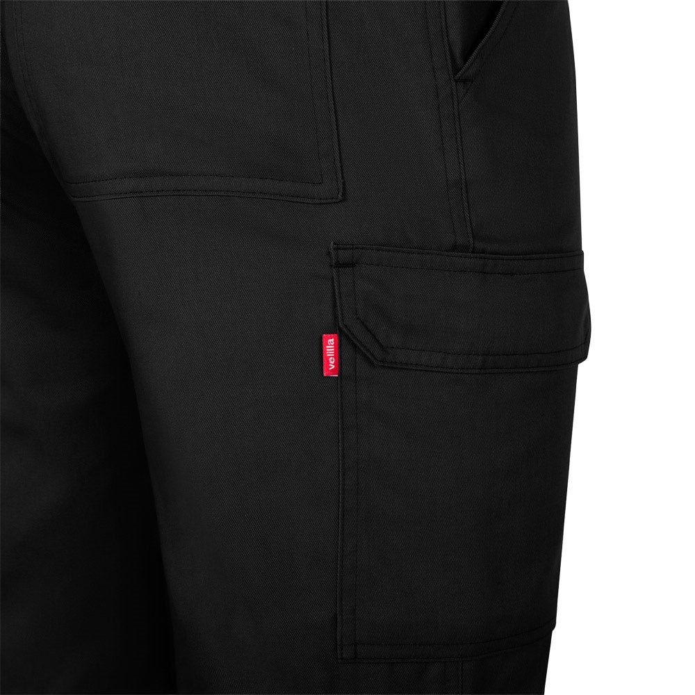 VL HERMES promotional workwear garment in black with custom logo branding