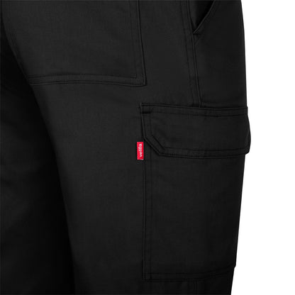 VL HERMES promotional workwear garment in black with custom logo branding