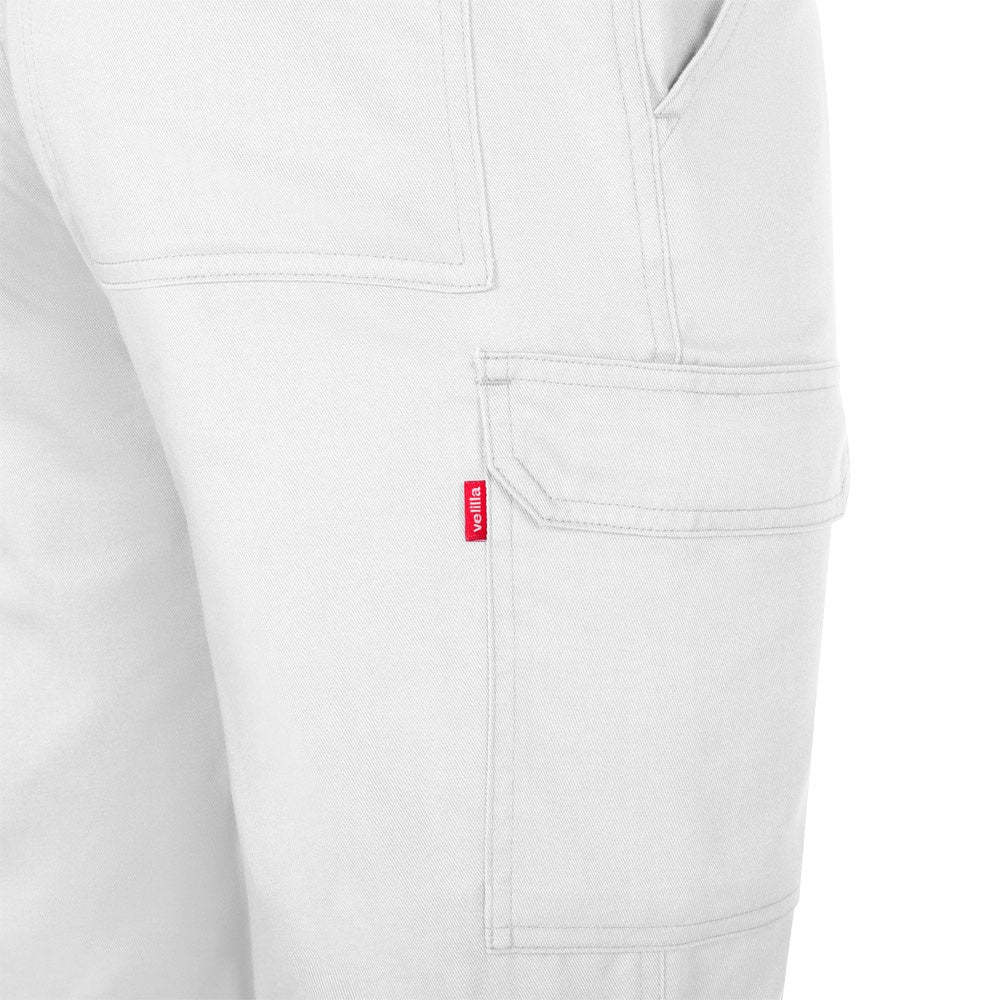 VL HERMES promotional workwear garment in white with custom logo branding