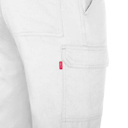 VL HERMES promotional workwear garment in white with custom logo branding