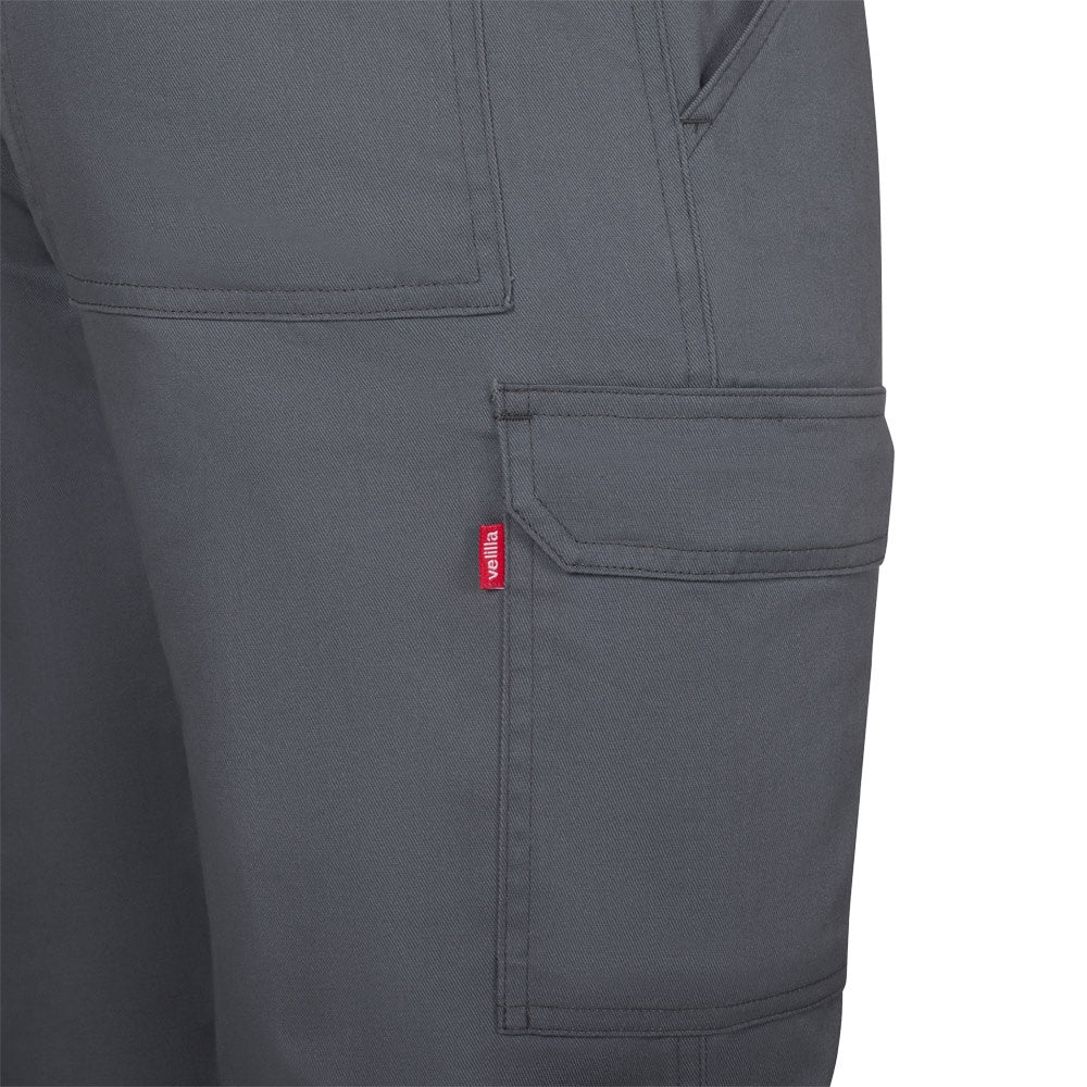 VL HERMES promotional workwear garment in grey with custom logo branding