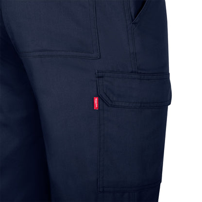 VL HERMES promotional workwear garment in navy blue with custom logo branding