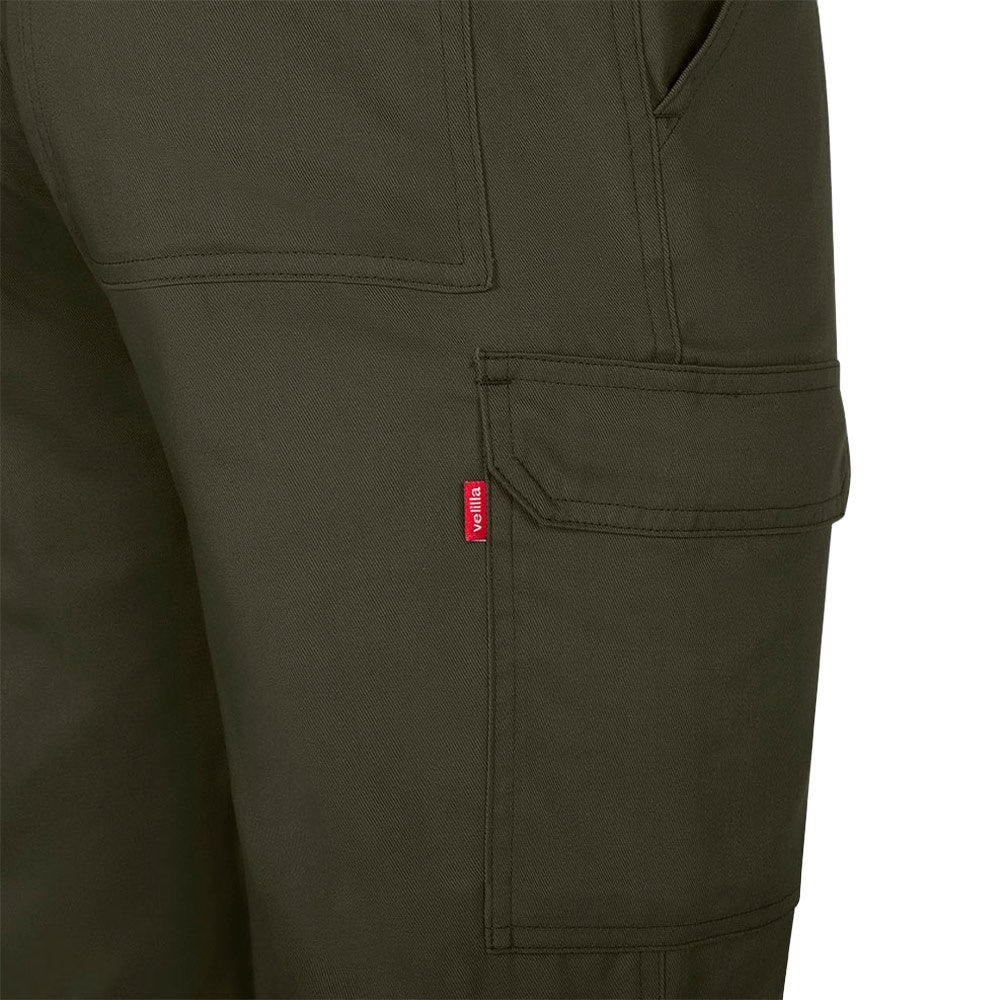 VL HERMES promotional workwear garment in army green with custom logo branding