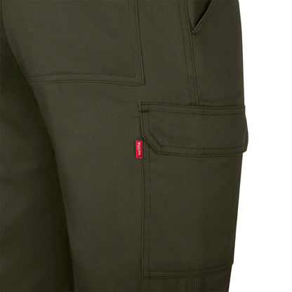VL HERMES promotional workwear garment in army green with custom logo branding