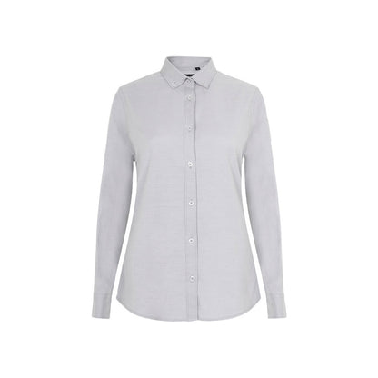 VL PRITHVI WOMEN promotional corporate shirt in light grey with custom logo branding