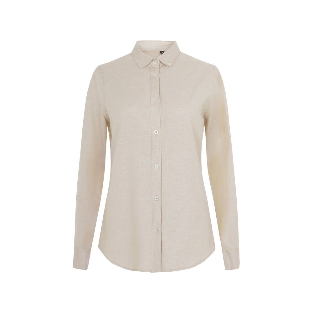 VL PRITHVI WOMEN promotional corporate shirt in light natural with custom logo branding
