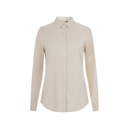VL PRITHVI WOMEN promotional corporate shirt in light natural with custom logo branding