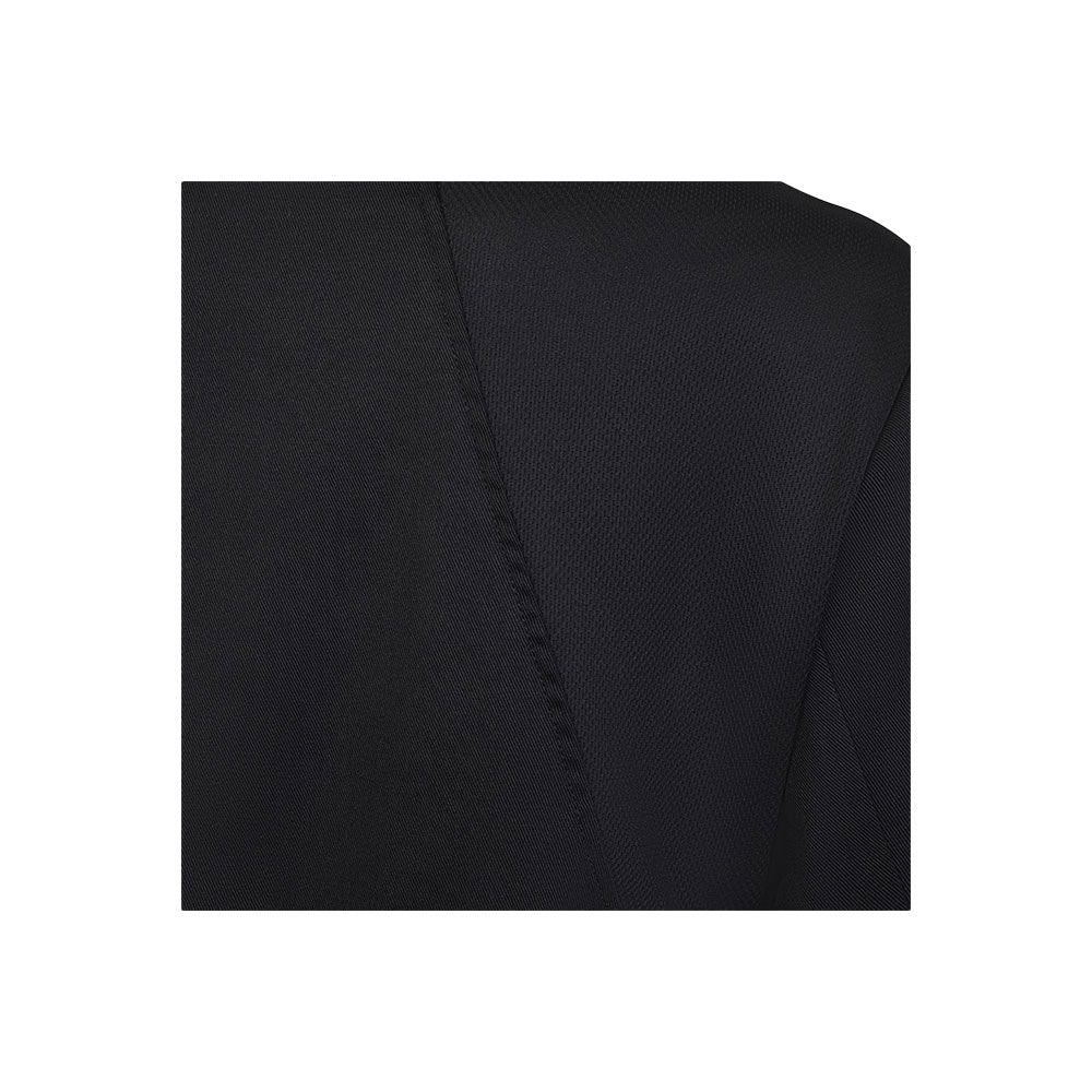 VL THOTH promotional workwear garment in black (detail view) with custom logo branding