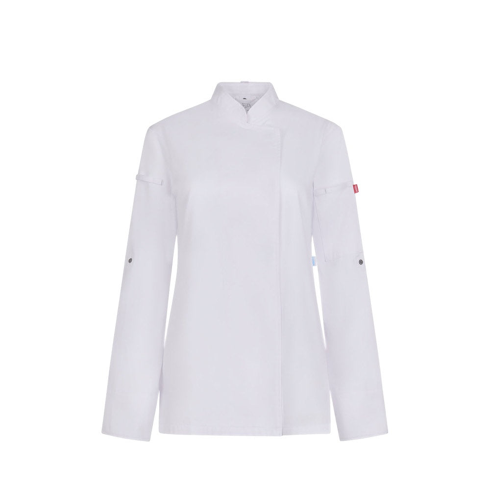 VL THOTH promotional workwear garment in white with custom logo branding