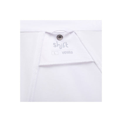 VL AGNI promotional workwear garment in white with custom logo branding