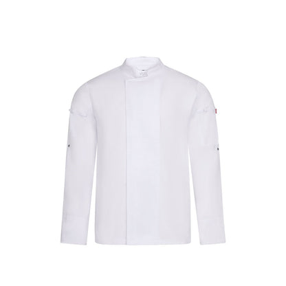 VL AGNI promotional workwear garment in white with custom logo branding