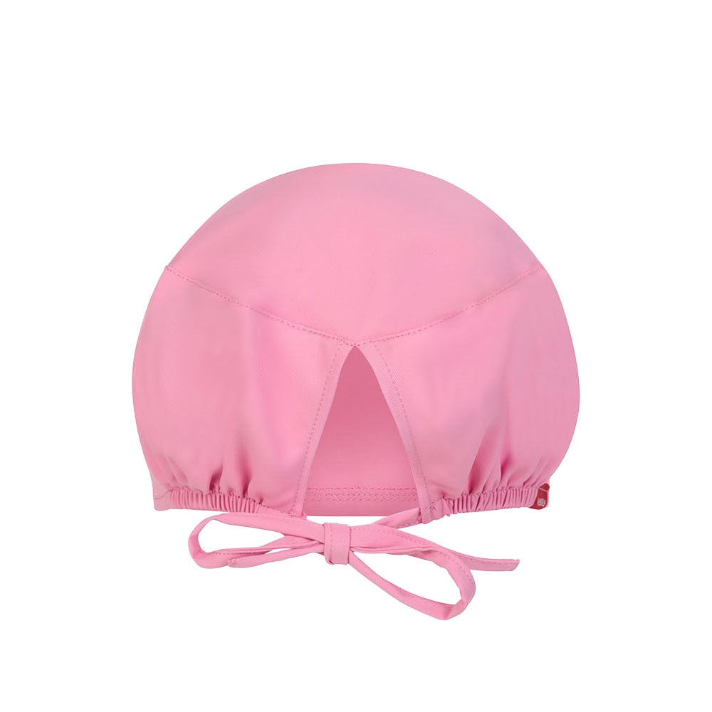 VL SAGA promotional workwear garment in pink (detail view) with custom logo branding
