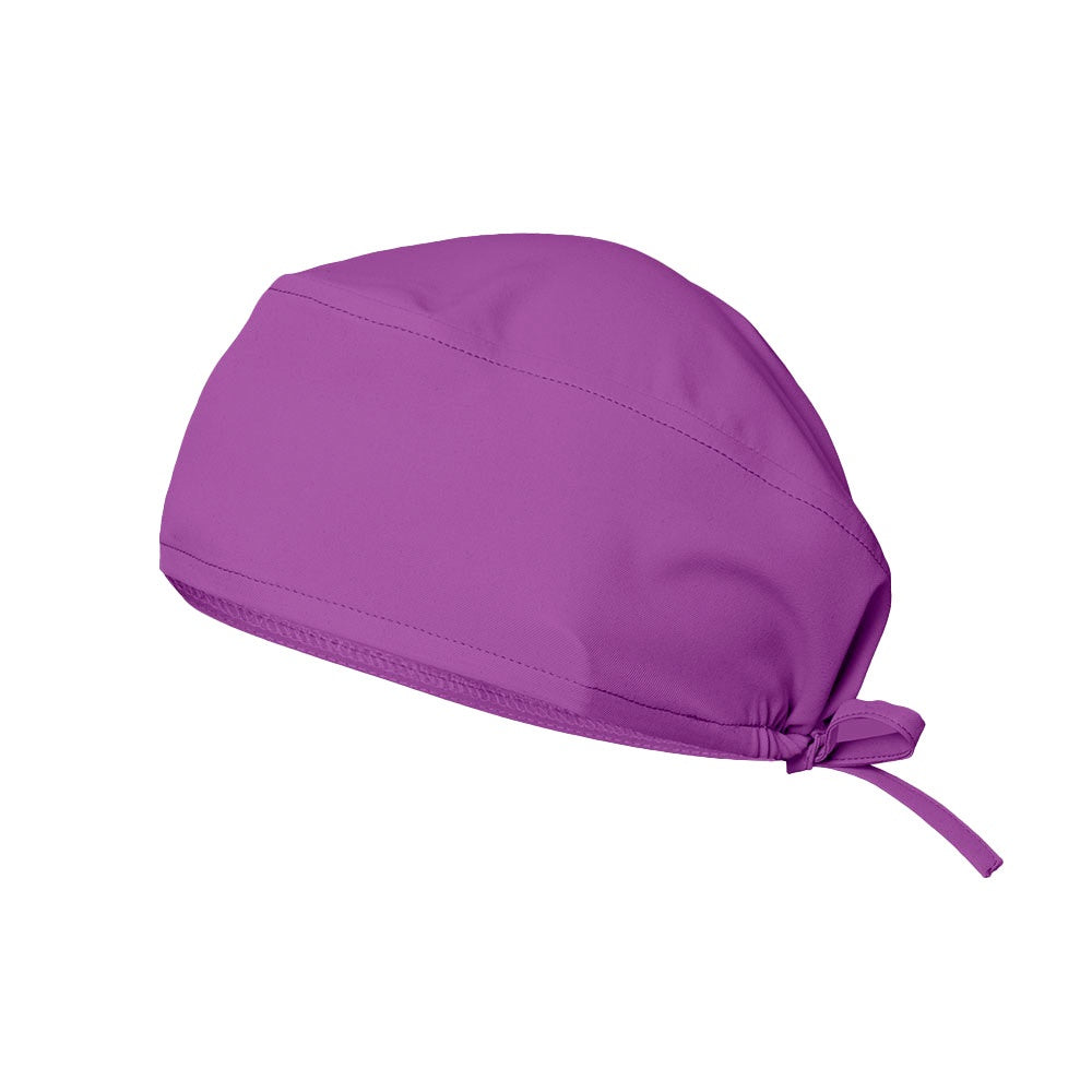 VL SAGA promotional workwear garment in dark pink with custom logo branding