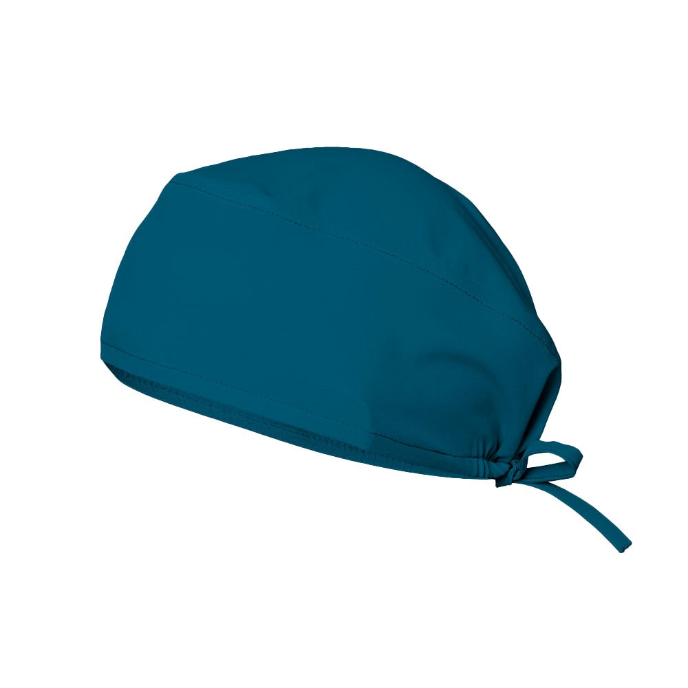 VL SAGA promotional workwear garment in petrol blue with custom logo branding