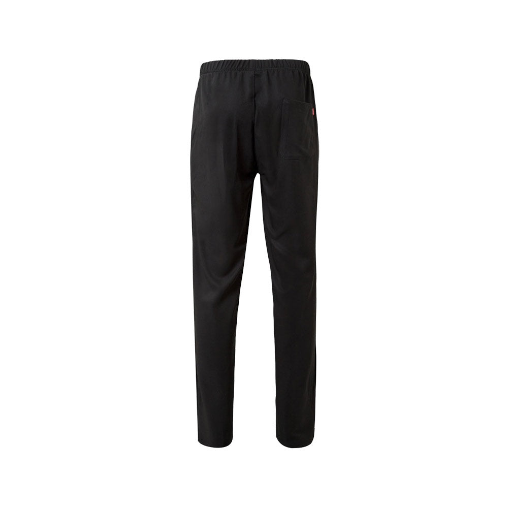 VL FREYR promotional workwear garment in black (detail view) with custom logo branding