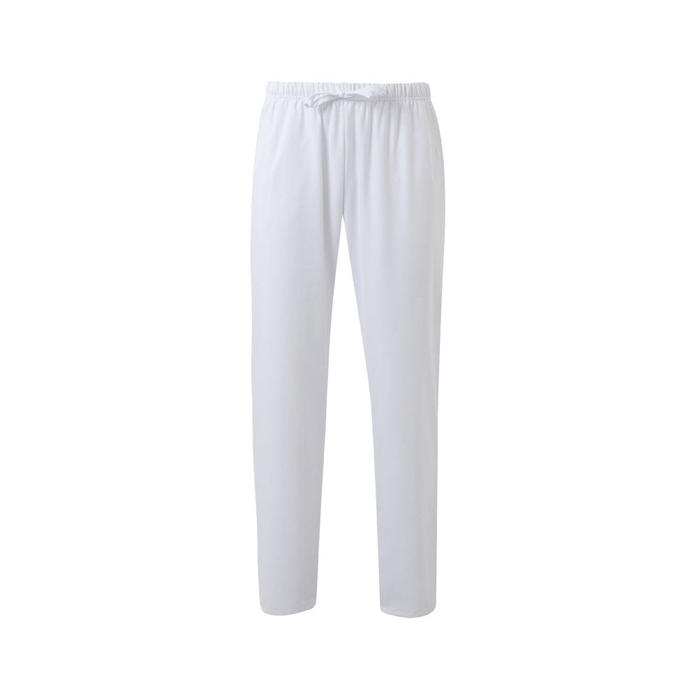 VL FREYR promotional workwear garment in white with custom logo branding