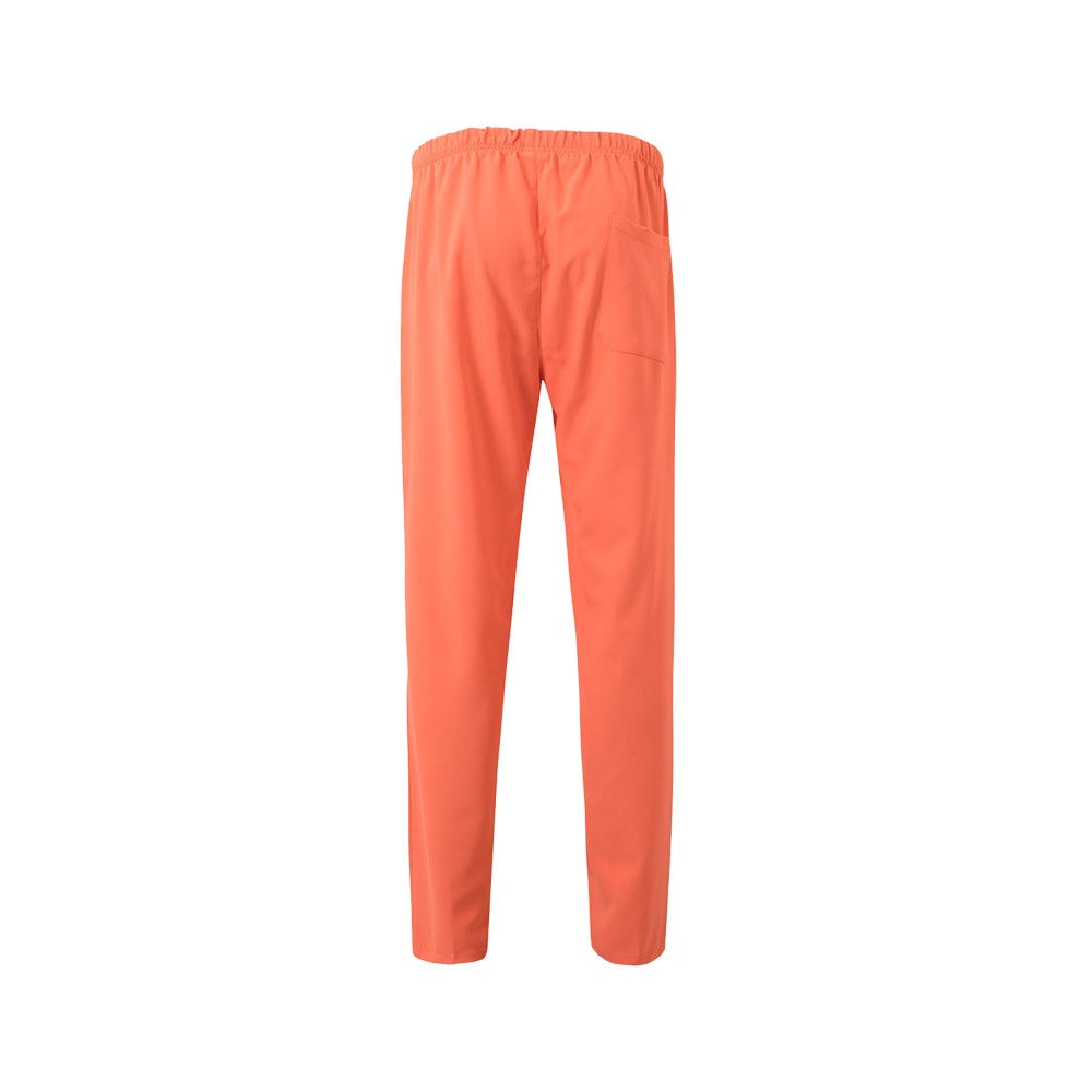 VL FREYR promotional workwear garment in orange (detail view) with custom logo branding