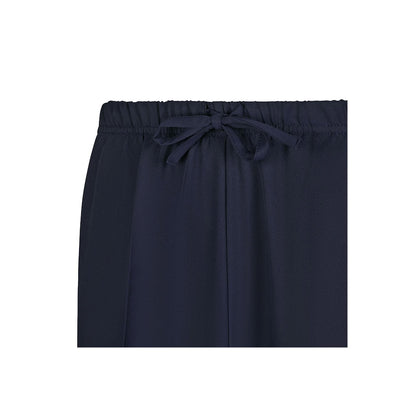 VL FREYR promotional workwear garment in navy blue (detail view) with custom logo branding