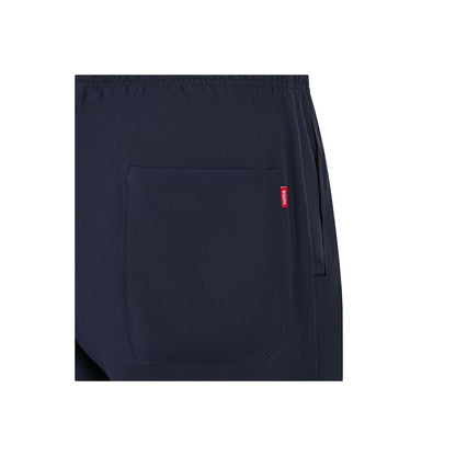 VL FREYR promotional workwear garment in navy blue with custom logo branding
