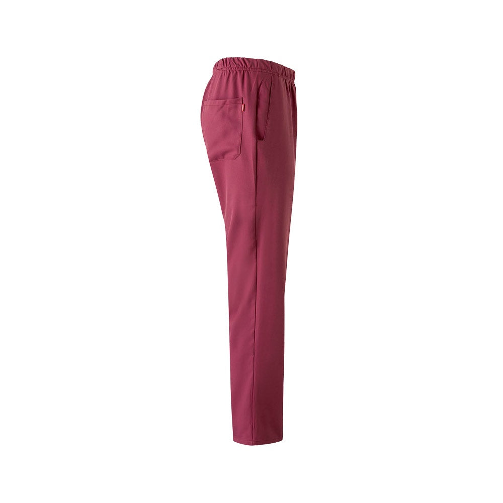 VL FREYR promotional workwear garment in pastel pink (detail view) with custom logo branding