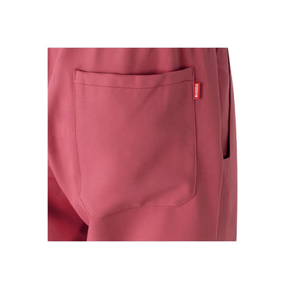 VL FREYR promotional workwear garment in pastel pink with custom logo branding