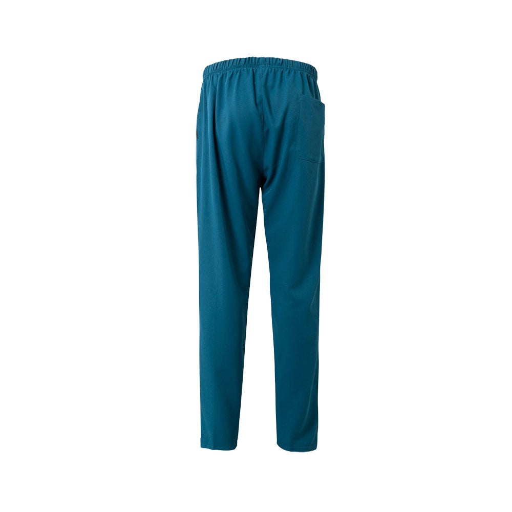 VL FREYR promotional workwear garment in petrol blue (detail view) with custom logo branding