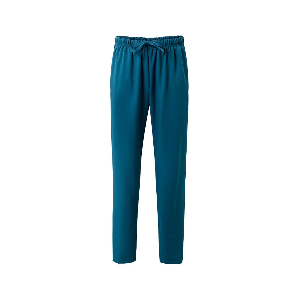 VL FREYR promotional workwear garment in petrol blue with custom logo branding