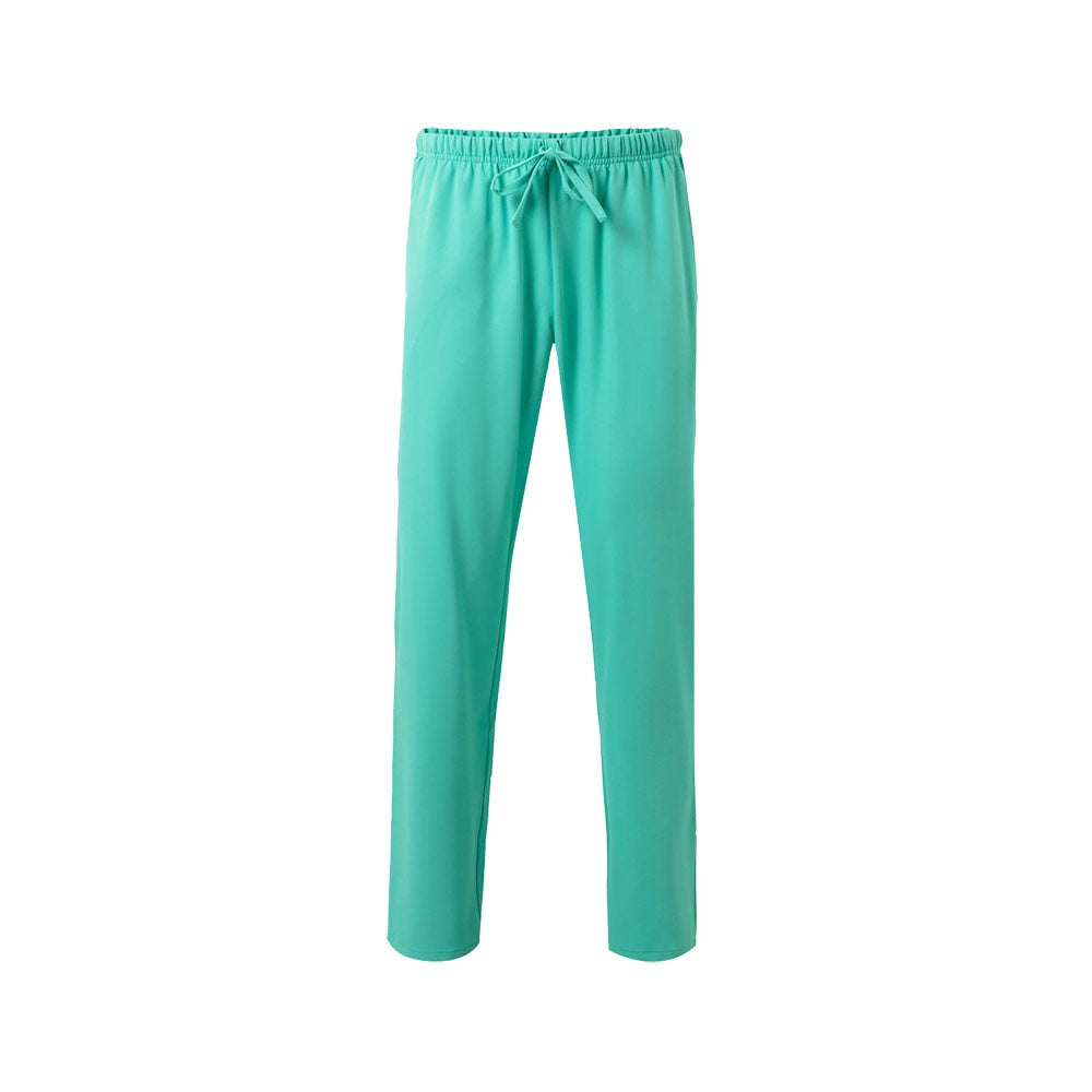 VL FREYR promotional workwear garment in mint green with custom logo branding