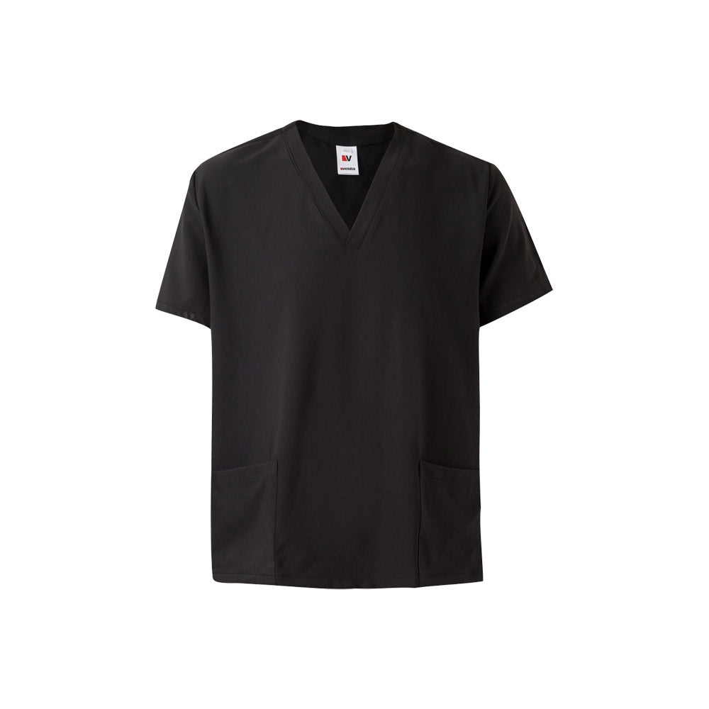 VL FLORA promotional workwear garment in black with custom logo branding