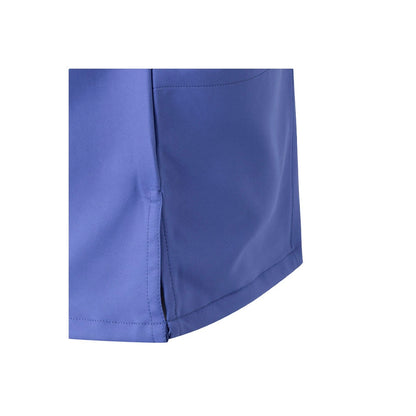 VL FLORA promotional workwear garment in blue with custom logo branding