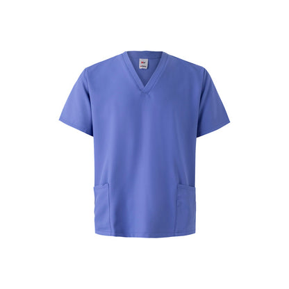 VL FLORA promotional workwear garment in blue with custom logo branding