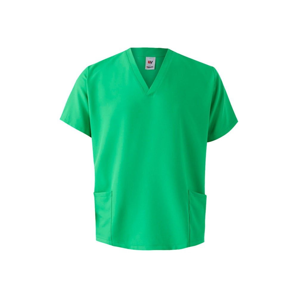 VL FLORA promotional workwear garment in green with custom logo branding