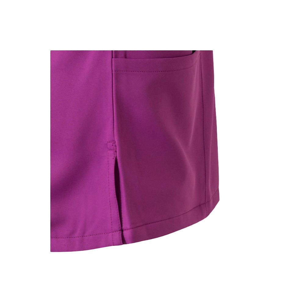 VL FLORA promotional workwear garment in dark pink with custom logo branding