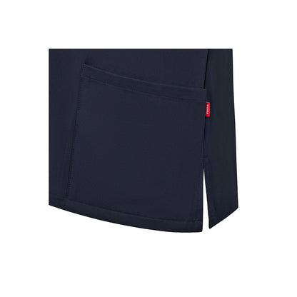 VL FLORA promotional workwear garment in navy blue with custom logo branding