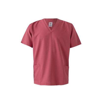 VL FLORA promotional workwear garment in pastel pink with custom logo branding