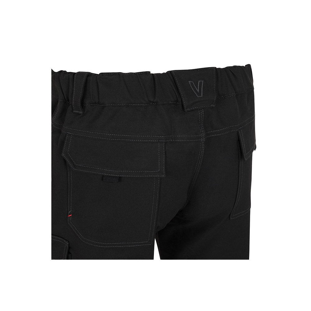 VL NYMPHS promotional workwear garment in black with custom logo branding
