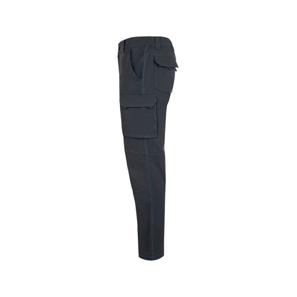 VL NYMPHS promotional workwear garment in dark grey (detail view) with custom logo branding