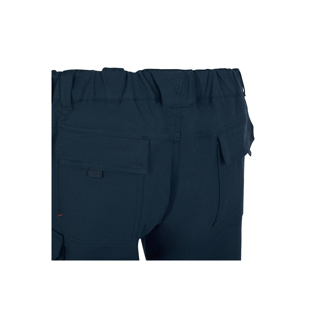 VL NYMPHS promotional workwear garment in petrol blue with custom logo branding