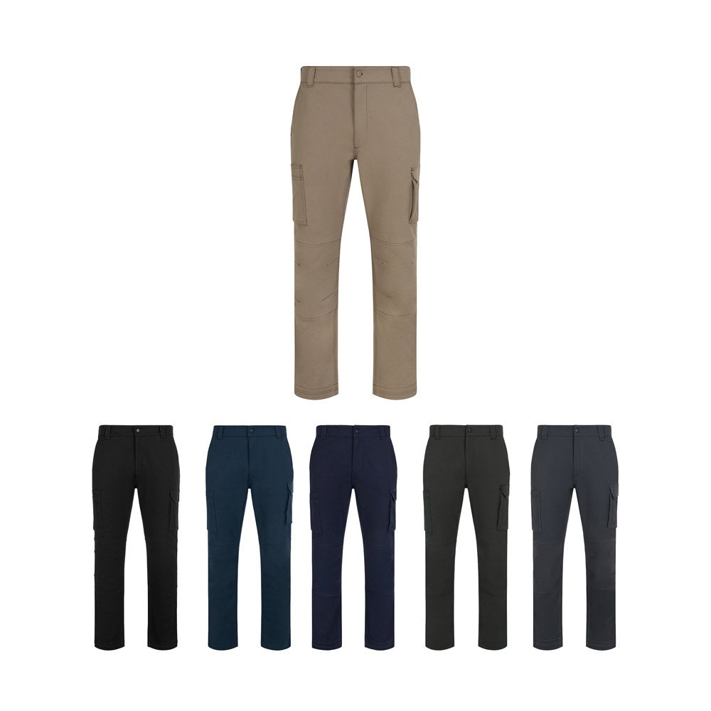 VL NYMPHS promotional workwear garment (complete set view) with custom logo branding