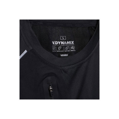VL RHEA promotional t-shirt in black with custom logo branding