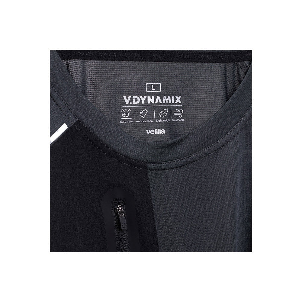 VL RHEA promotional t-shirt in grey with custom logo branding