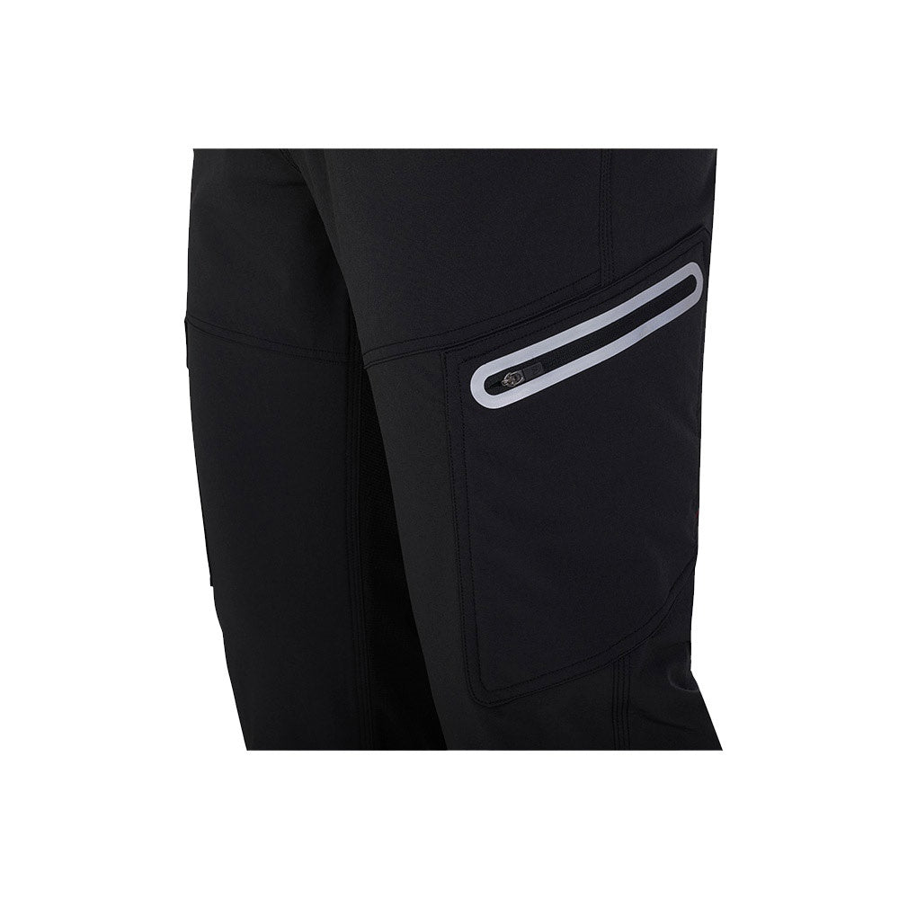 VL SELENE promotional workwear garment in black with custom logo branding