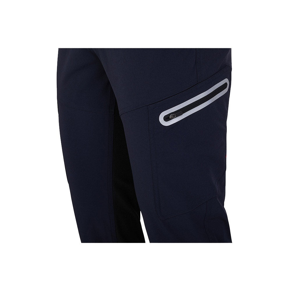 VL SELENE promotional workwear garment in navy blue with custom logo branding