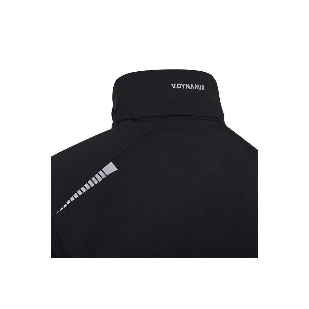 VL NYX promotional jacket in black (detail view) with custom logo branding