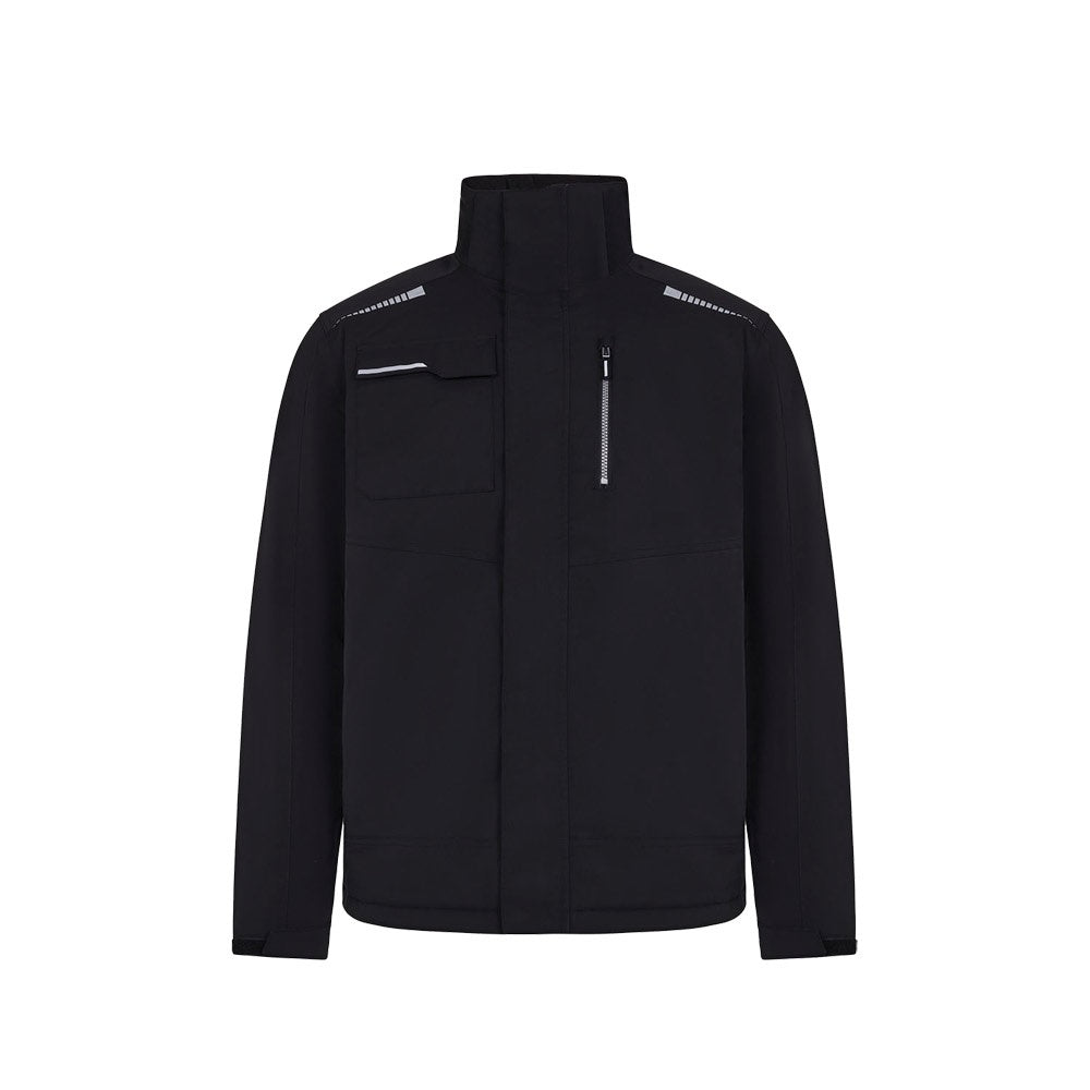 VL NYX promotional jacket in black with custom logo branding