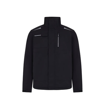 VL NYX promotional jacket in black with custom logo branding